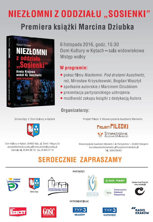 Wieczór partyzancki i promocja książki - 06.11