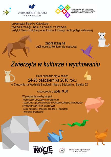 Zwierzęta w kulturze i wychowaniu 24-25.10