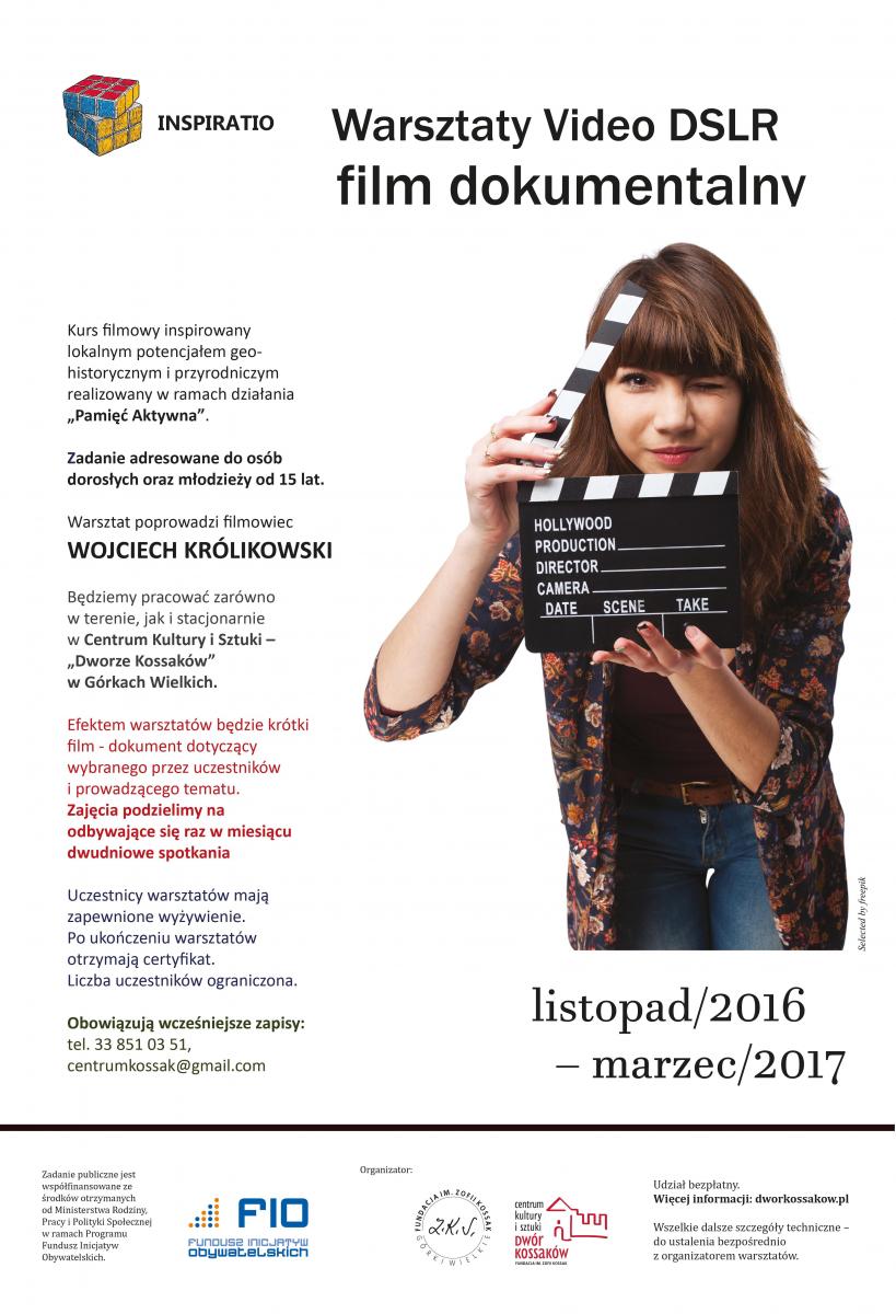 Bezpłatne warsztaty filmowe – dokument