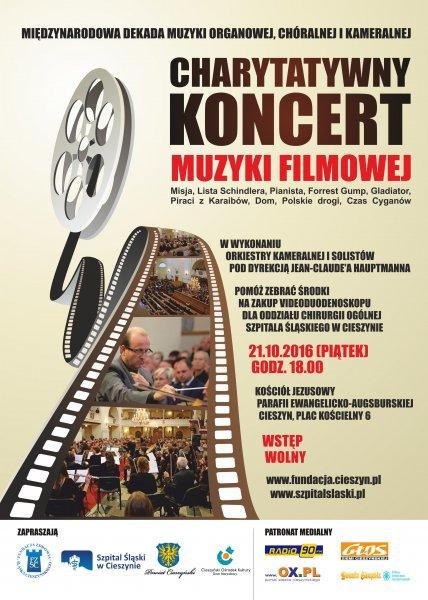 Charytatywny koncert muzyki filmowej 21.10