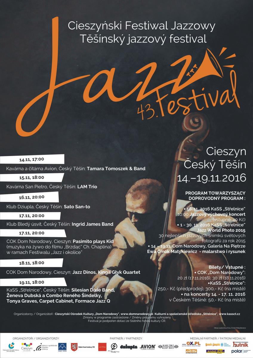 43. Cieszyński Festiwal Jazzowy 14-19.11