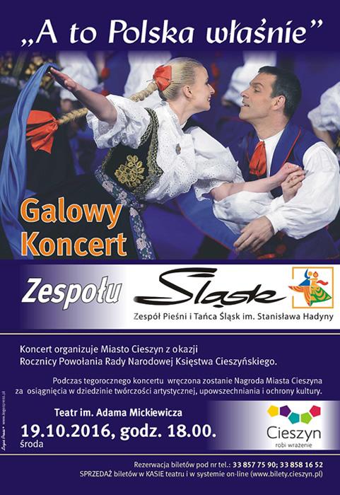 Cieszyn: Galowy Koncert Zespołu ŚLĄSK 