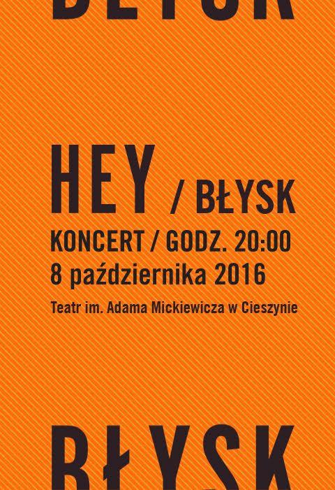 Cieszyn: Koncert HEY „BŁYSK” 8.10