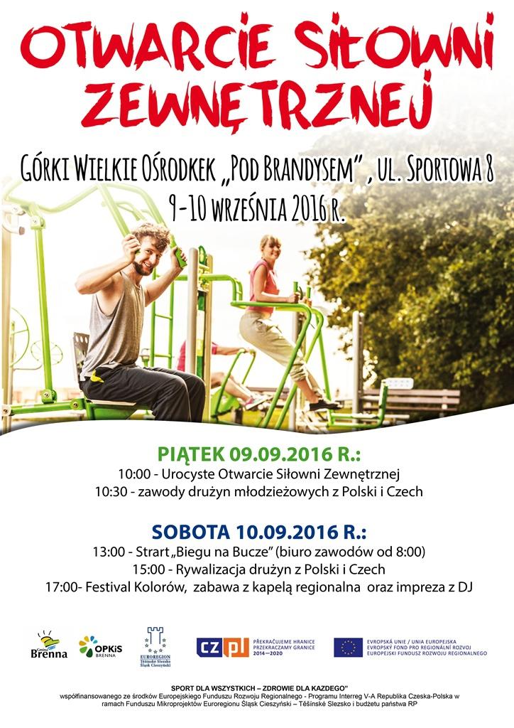 Otwarcie siłowni zewnętrznej 9-10.09