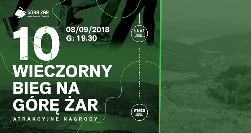 Wieczorny bieg na górę Żar 