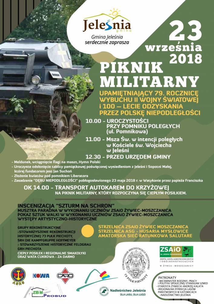 Piknik Militarny w Krzyżowej. Inscenizacja szturmu na bunkier  - 23.09