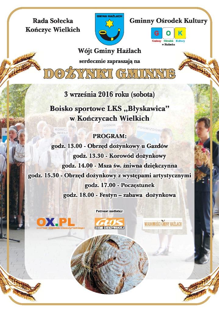 Dożynki Gminne w Kończycach Wielkich 3.09