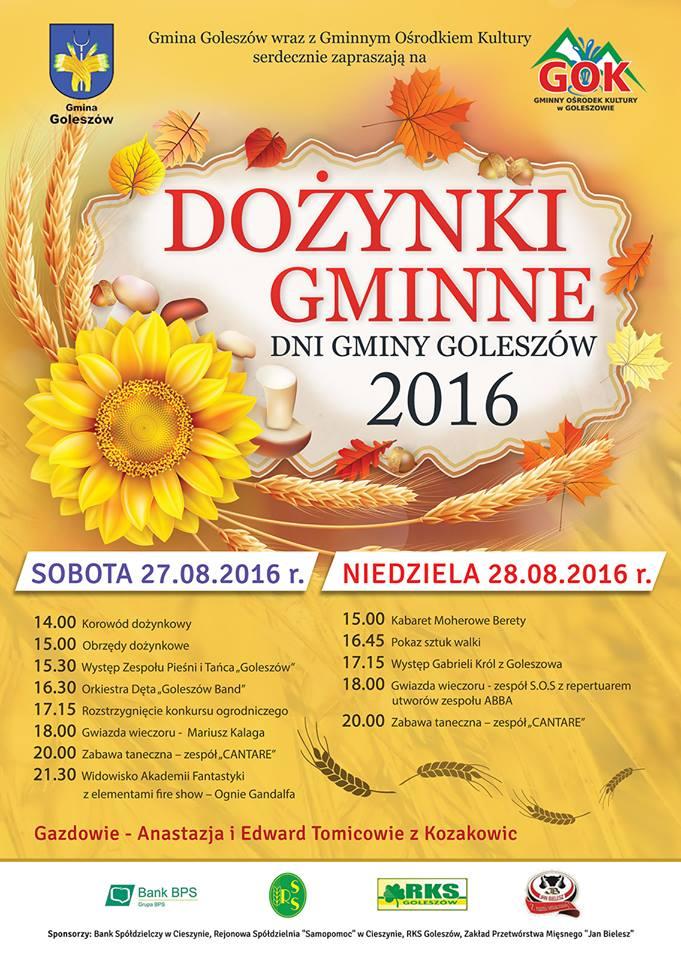 Dożynki Gminne - Dni Gminy Goleszów 27-28.08