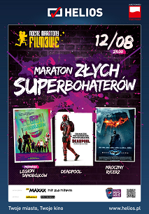 Nocny Maraton Superbohaterów w bielskim Heliosie (konkurs)