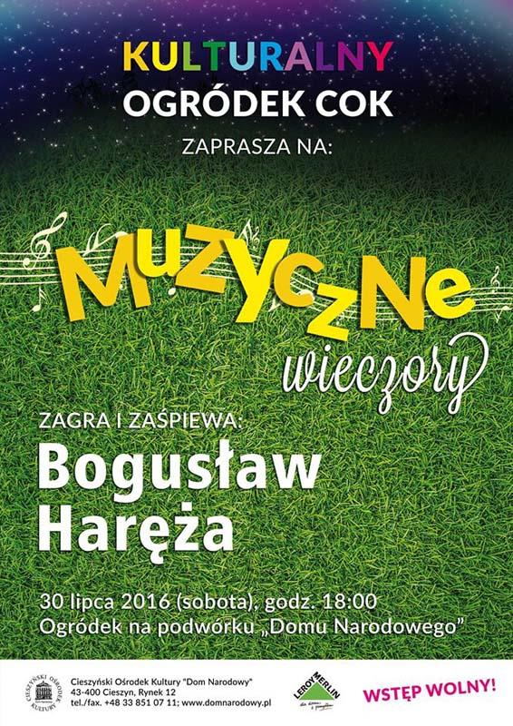 Muzyczne wieczory - Bogusław Haręża