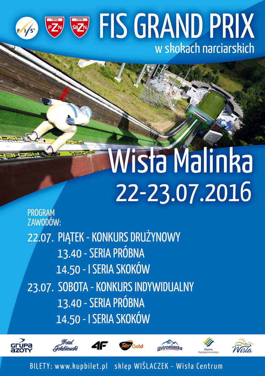 Wisła: FIS Grand Prix w skokach narciarskich 2016 21-23.07