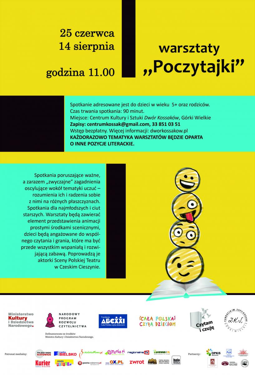 Poczytajki – warsztaty dla całych rodzin 25.06