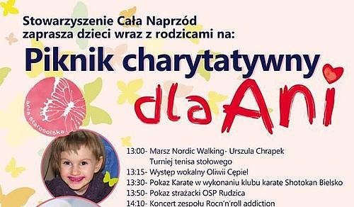Rudzica: Piknik Charytatywny dla Ani - 18.06