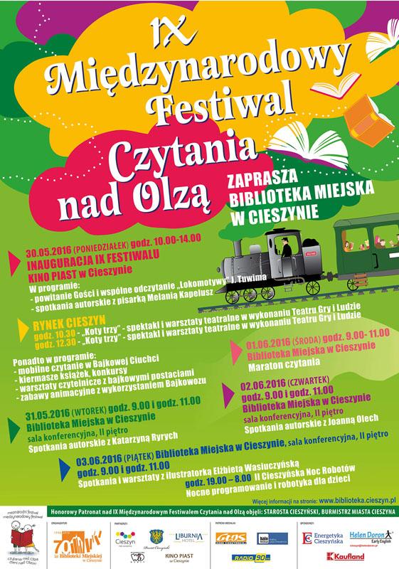 IX Międzynarodowy Festiwal Czytania Nad Olzą 30.05-03.06