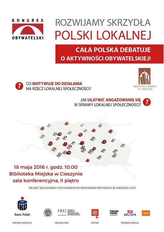 Cieszyn: Rozwijamy skrzydła Polski lokalnej 18.05