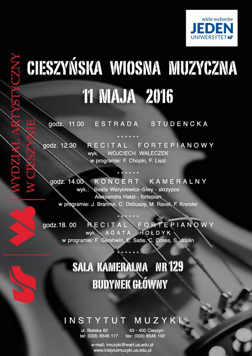 Cieszyńska Wiosna Muzyczna 2016 / 11.05