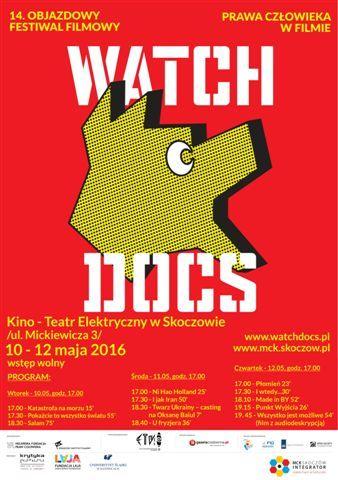 Skoczów: 14. Objazdowy Festiwal Filmowy WATCH DOCS. 10-12.05