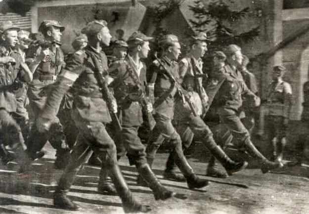 70 rocznica defilady Narodowych Sił Zbrojnych kpt. Henryka Flame ps. 