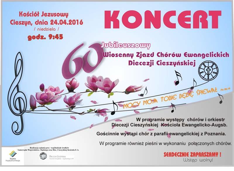 60. Jubileuszowy wiosenny zjazd chórów diecezji cieszyńskiej