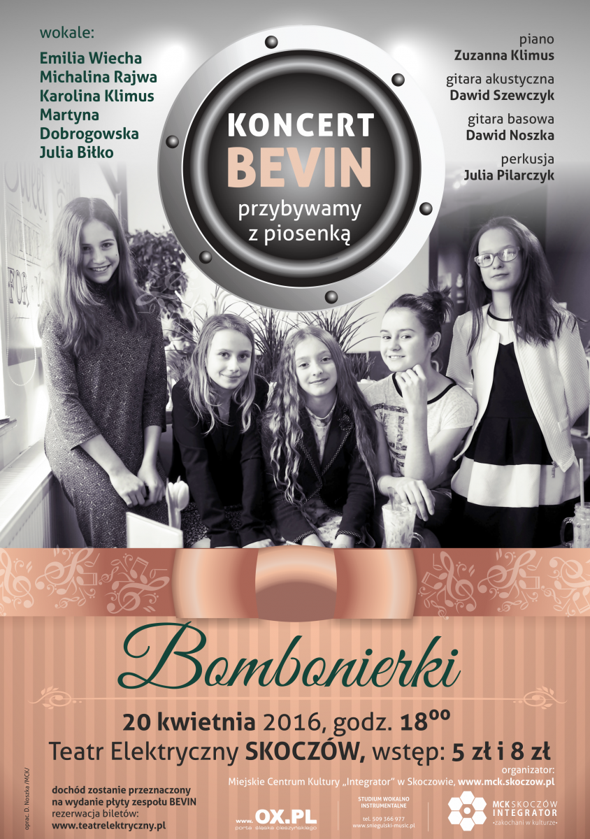 Skoczów: Koncert zespołu BEVIN 20.04