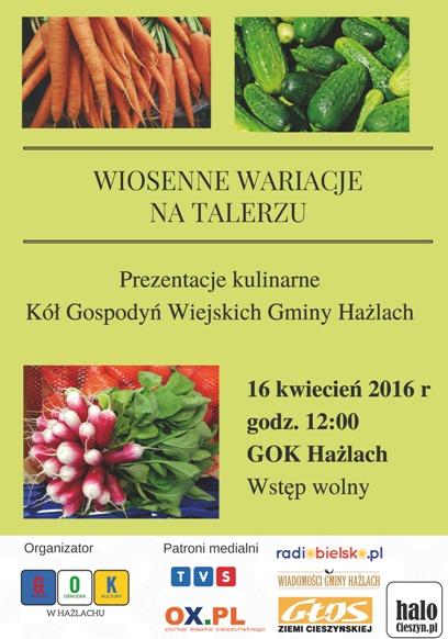 Hażlach: Wiosenne wariacje na talerzu 16.04