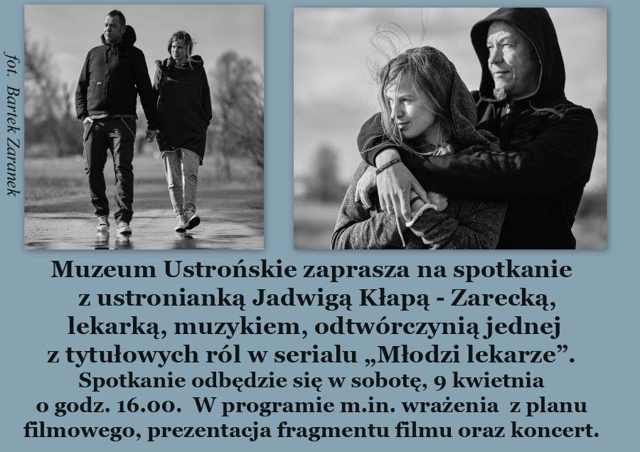 Ustroń: spotkanie z Jadwigą Kłapą – Zarecką 9.04