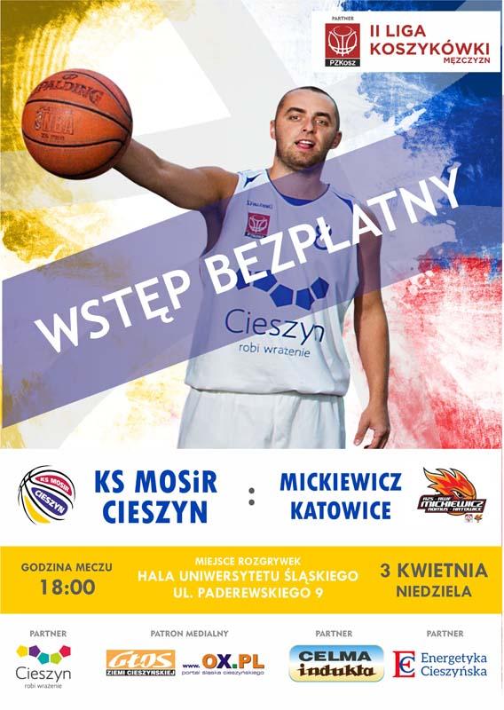 KS MOSiR Cieszyn - AZS AWF Mickiewicz Romus II Katowice 3.04