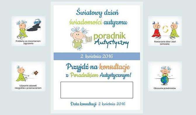 Bezpłatne konsultacje specjalistyczne z okazji Światowego Dnia Autyzmu!