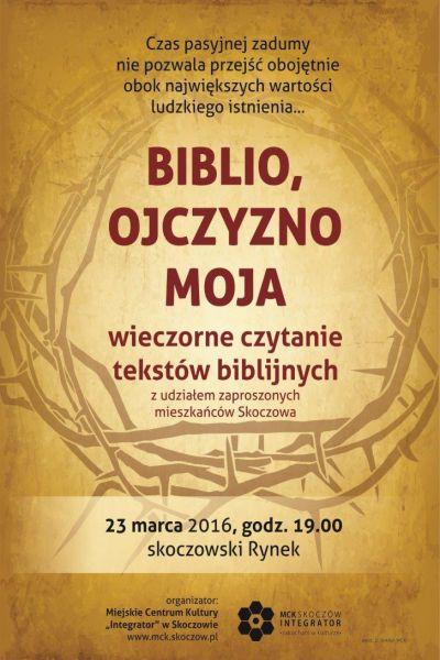Skoczów: Biblio, Ojczyzno Moja 23.03