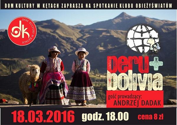 Kęty: Klub Obieżyświatów - Peru i Boliwia 18.03