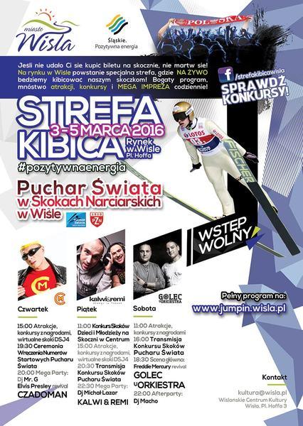 Wisła: Puchar Świata 2016 - Strefa Kibica 3-5.03
