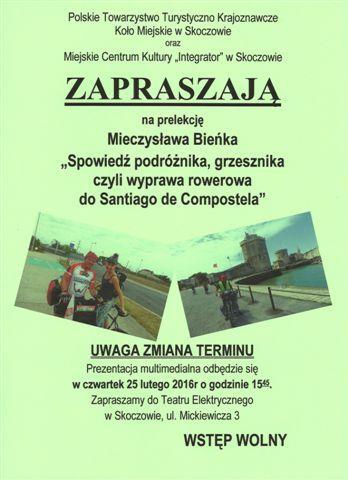 Skoczów: Spowiedź podróżnika, grzesznika 25.02