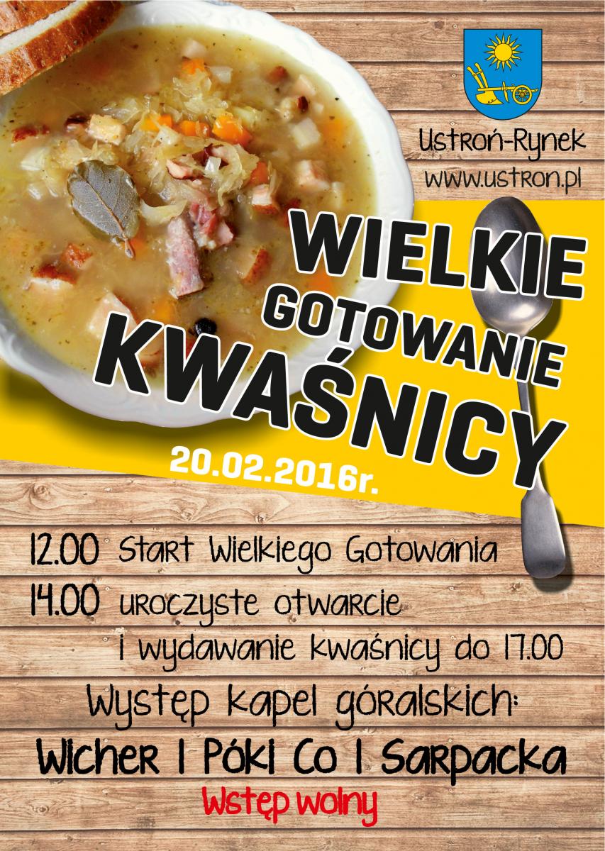 Ustroń: Wielkie gotowanie kwaśnicy 20.02