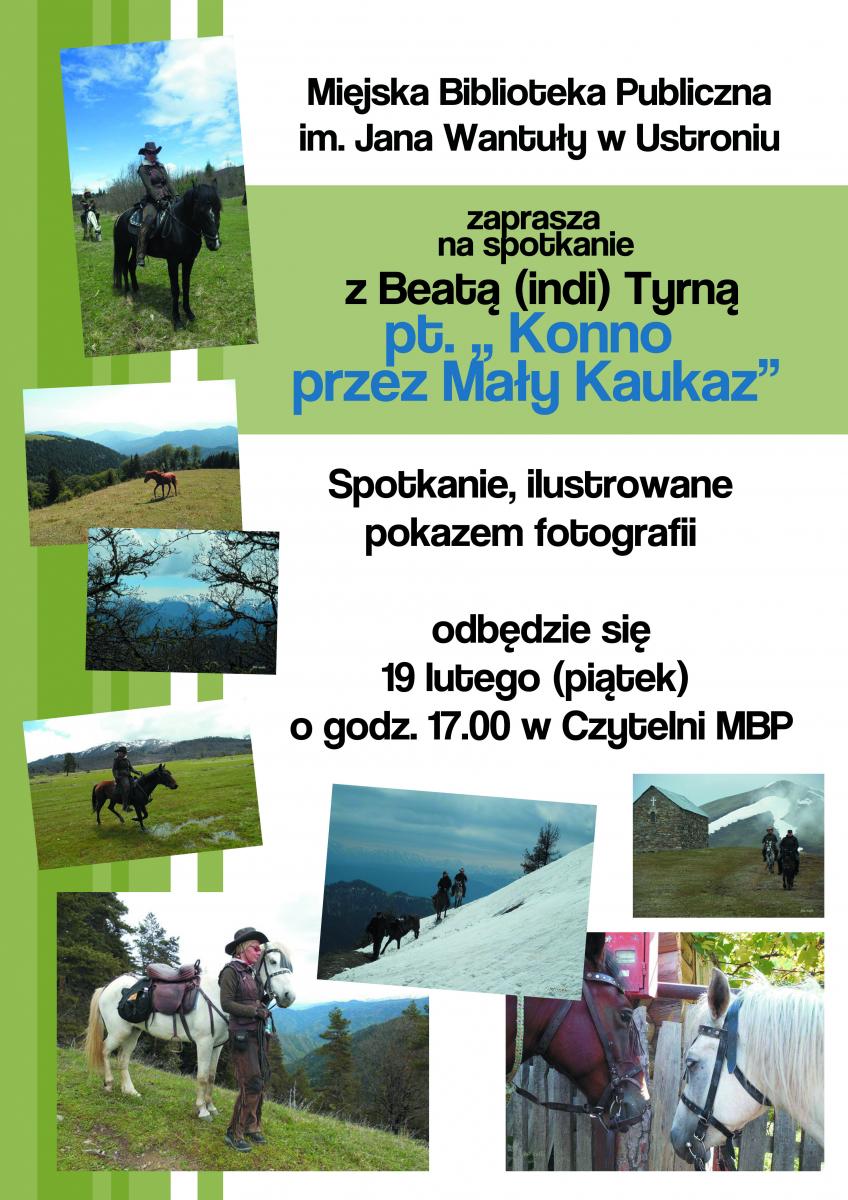 Ustroń: Konno przez Mały Kaukaz z Beatą Tyrną 19.02