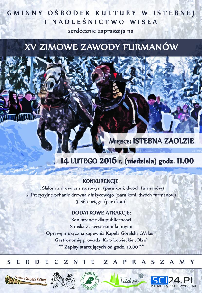 Istebna: XV Zawody Furmanów 14.02