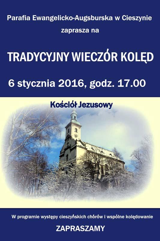 Cieszyn: Tradycyjny Wieczór Kolęd 06.01