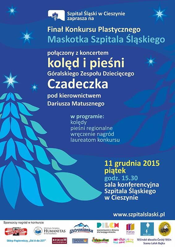 Cieszyn: Finał konkursu plastycznego na MASKOTKĘ Szpitala Ślaskiego 11.12