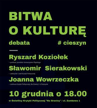 Cieszyn: Bitwa o kulturę 10.12