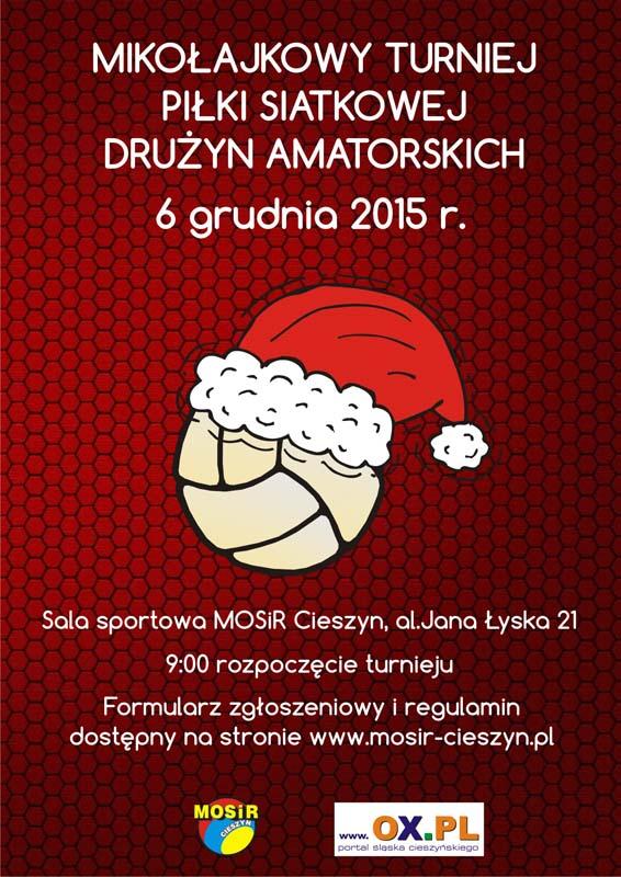 Cieszyn: Mikołajkowy Turniej Piłki Siatkowej 6.12