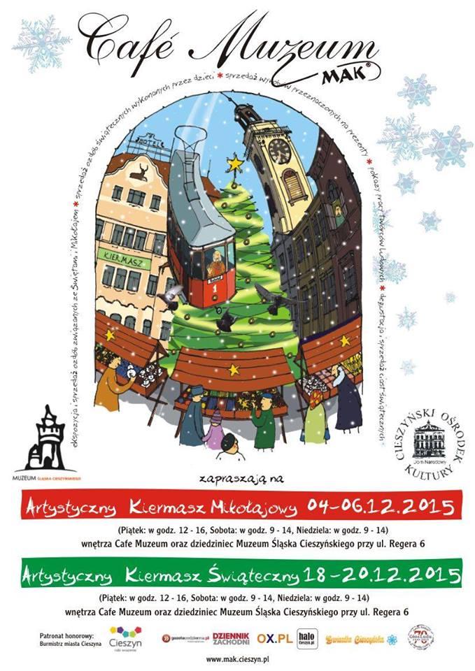 Cieszyn: Mikołajowe Kiermasze Artystyczne 4/6.12
