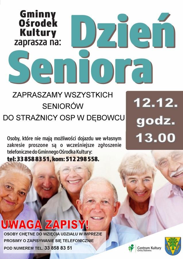 Dębowiec: Dzień Seniora 12.12