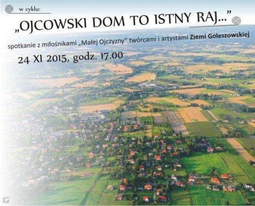 Goleszów: Ojcowski dom to istny raj 24.11