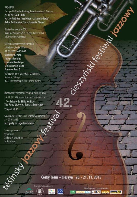Cieszyn: 42. Cieszyński festiwal jazzowy 21/22.11