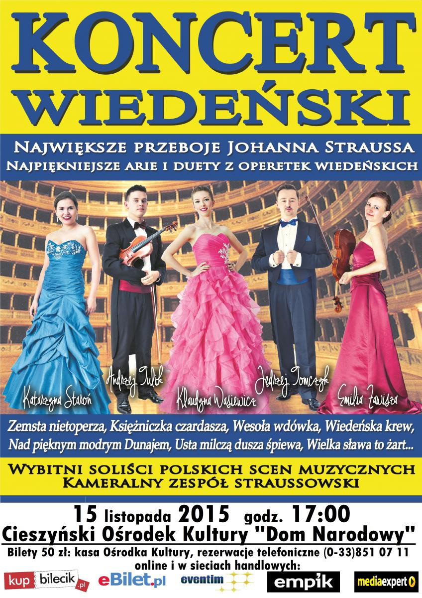 Cieszyn: Koncert wiedeński 15.11