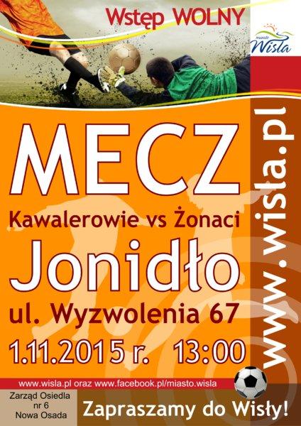 Wisła: Mecz Kawalerowie vs Żonaci 1.11