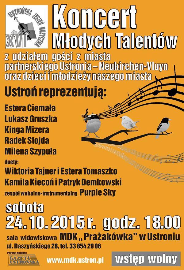 XVI Ustrońska Jesień Muzyczna 24.10