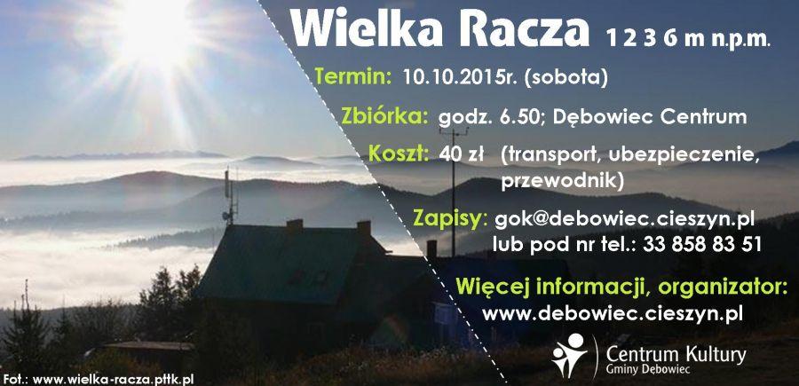 Dębowiec: Wycieczka na Wielką Raczę 10.10