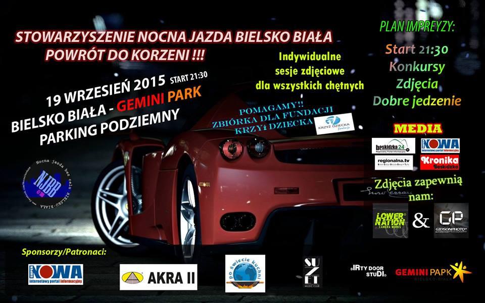 Bielsko: Nocna jazda w Gemini Park - 19.09