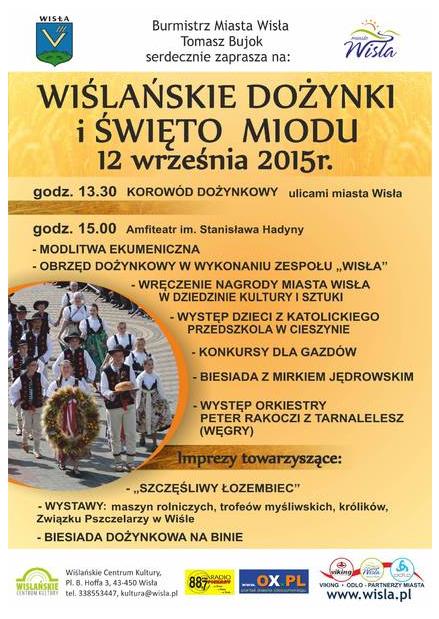 Wiślańskie Dożynki i Święto Miodu 12.09