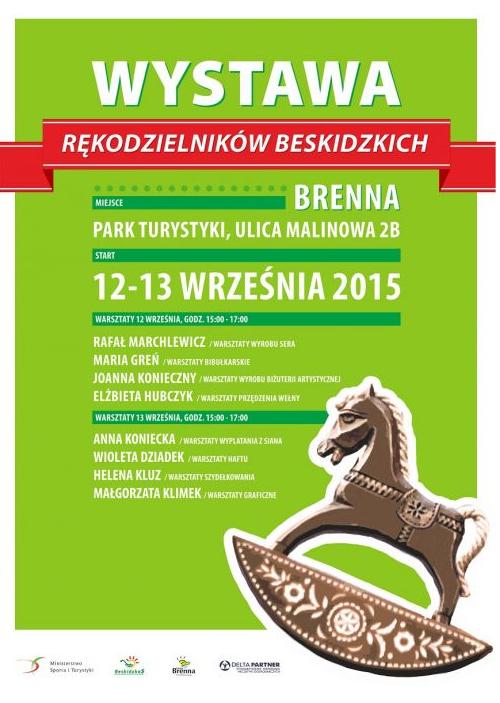 Brenna: Wystawa Rękodzielników Beskidzkich 12-13.09